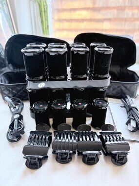 T3 Voluminous Hot Rollers Full Set 20 Rollers - 3 Roller Sizes 🖤